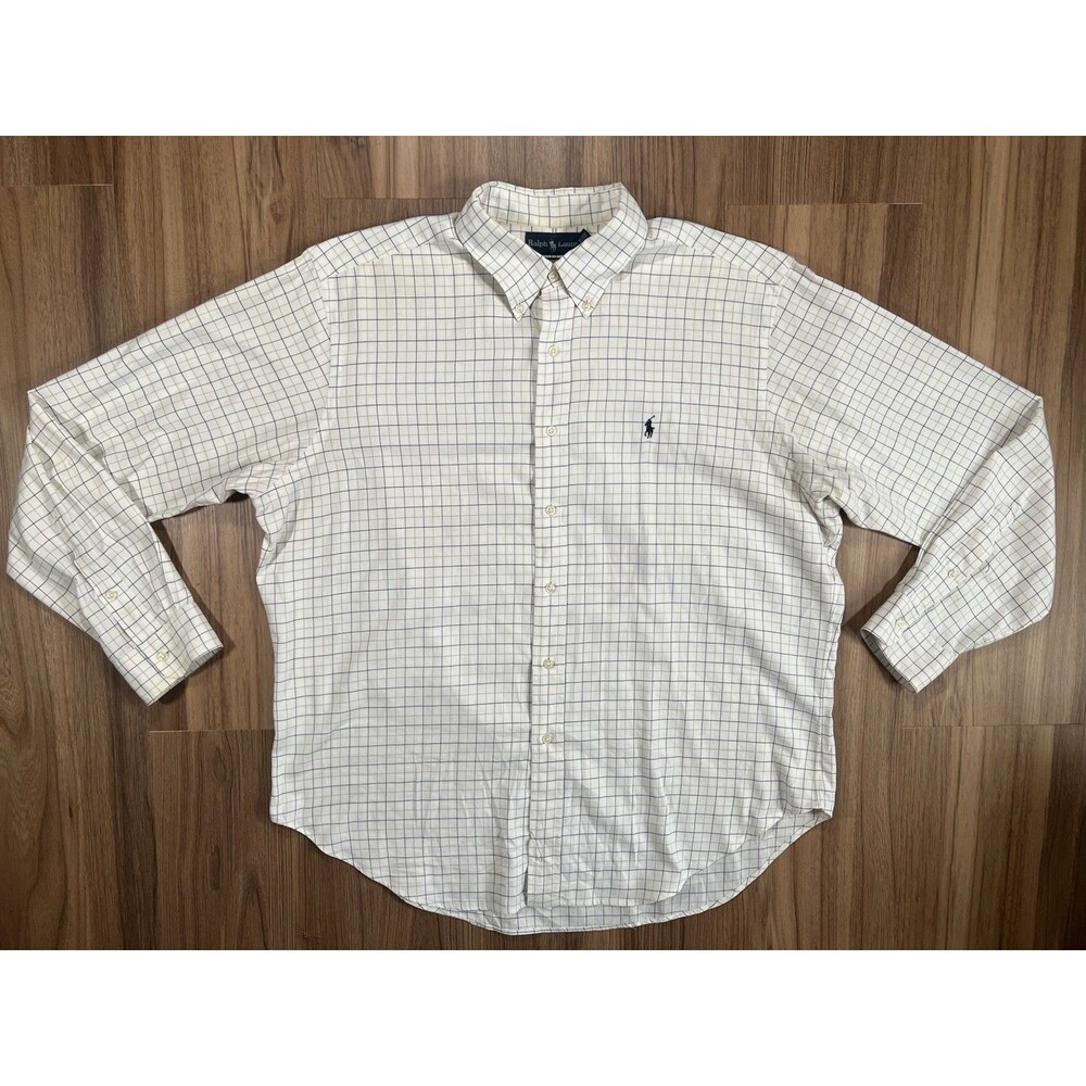 Ralph Lauren Classic Fit Soft Cotton Button Down Shirt Men’s XL